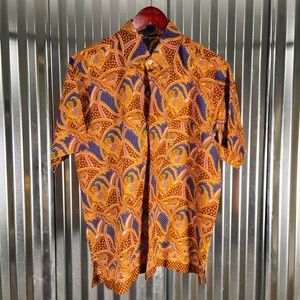 Traditional Balinese Short Sleeve Shirt